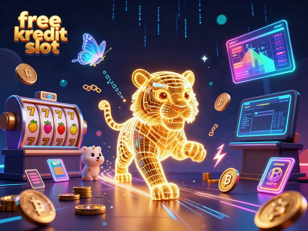 Engage with the free kredit slot experience in this vibrant 3D digital casino scene.