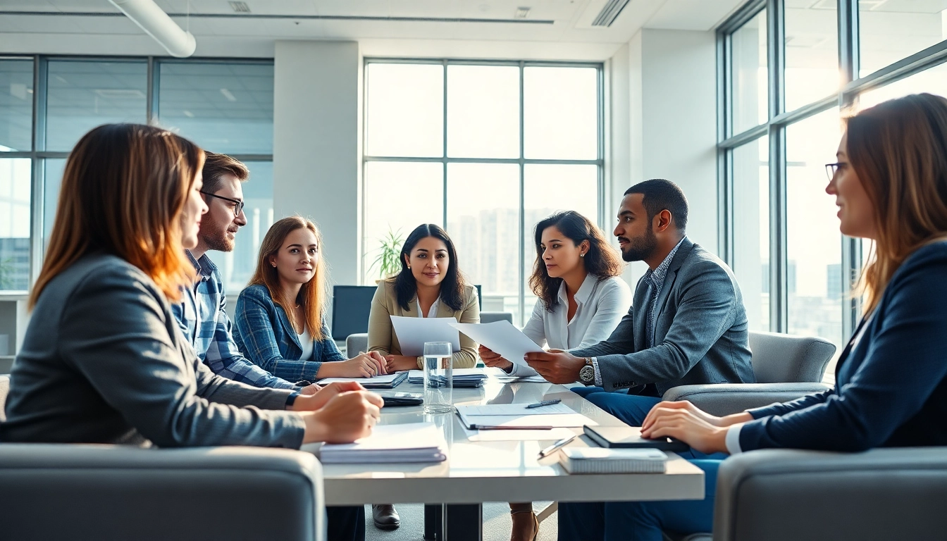 Negotiate business contract ee in a modern office setting showcasing collaboration and professionalism.