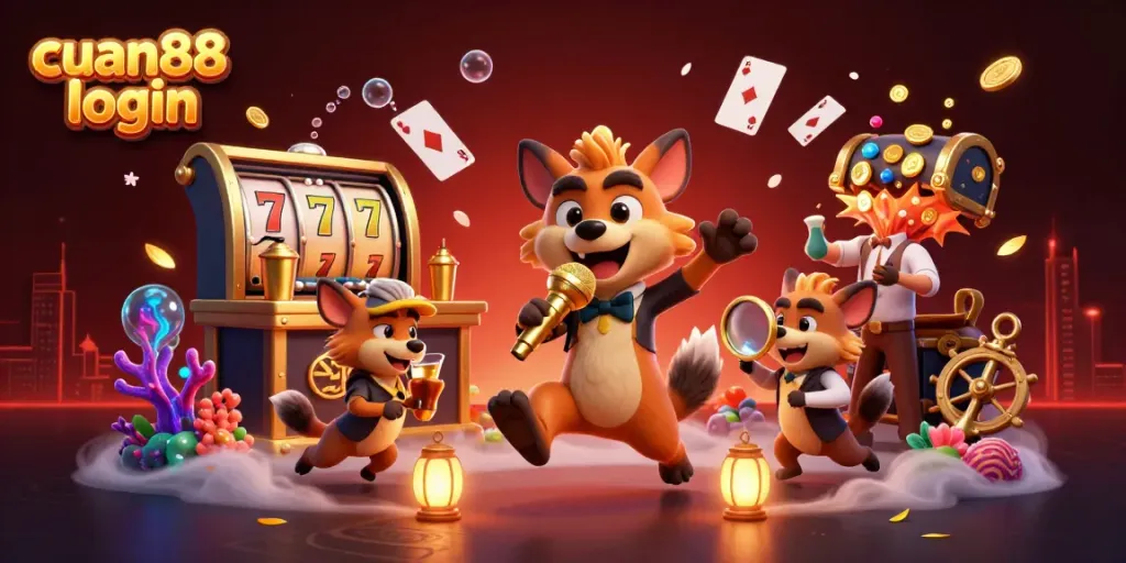 Participate in the fun of cuan88 login at a vibrant comedy casino club with hyenas.
