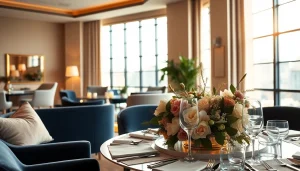 El lujo de luxury12 se destaca en un entorno elegante y sofisticado con decoraciones atractivas.