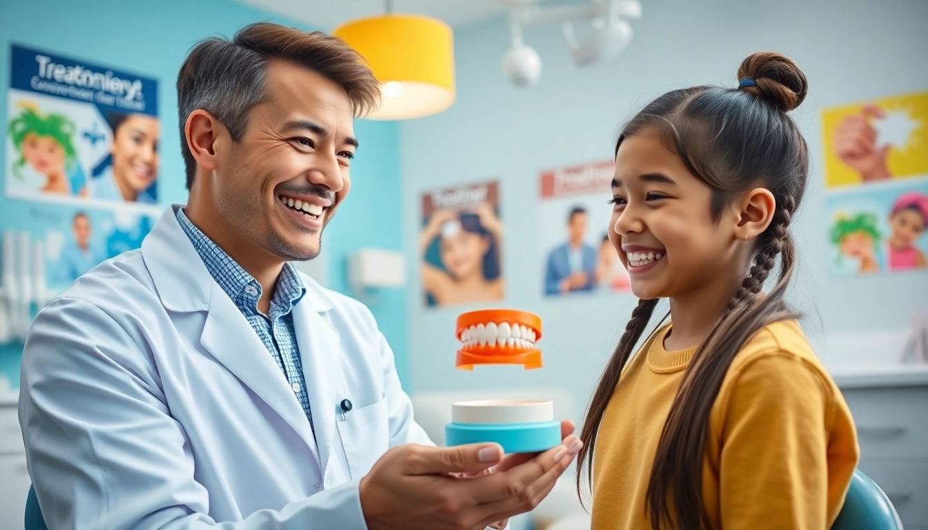 Consultation with an orthodontist Myrtle Beach highlights a friendly interaction.