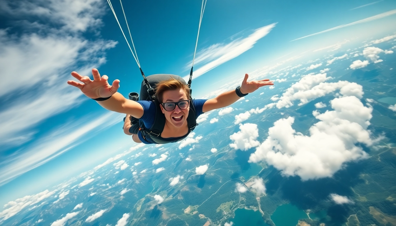 Izvedite tandemski skok s padalom in edinstvenem slovenem okolju, kjer svobodno padate med očarljivo pokrajino.